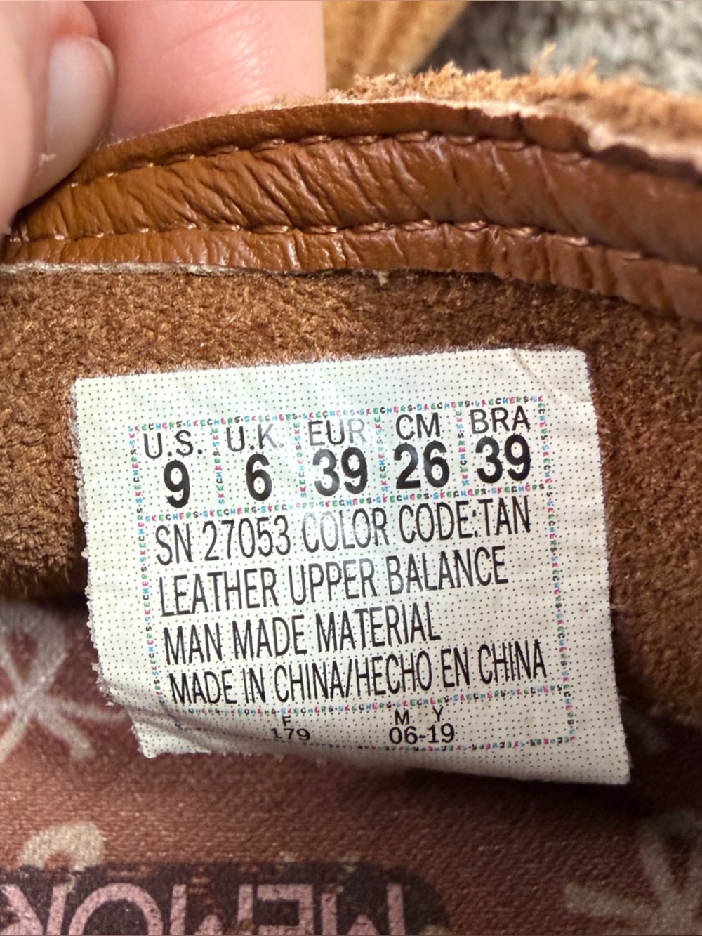 Skechers Camel Slip-On Leather-Espadrille Shoes - Picture 6 of 8